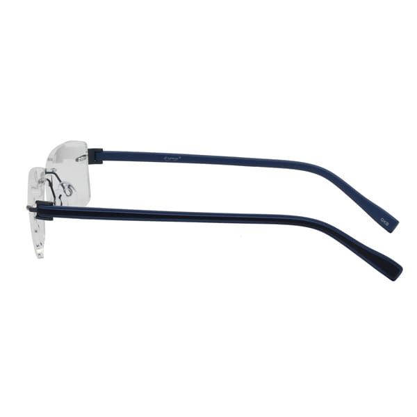 Inspira 1917S Frame Blue Unisex RimLess Shell Frame — Blue frame — view 4