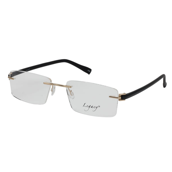 Inspira 1917S Frame Gold Unisex RimLess Shell — Gold frame