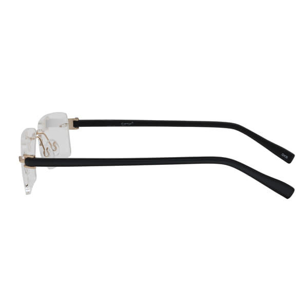 Inspira 1917S Frame Gold Unisex RimLess Shell Frame — Gold frame — view 4