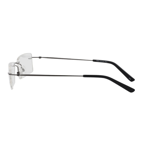 Inspira 0416B Frame Gun Metal Unisex RimLess Metal Frame — view 4