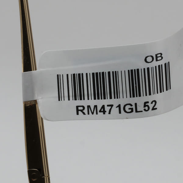Inspira 4418D Frame Gold Unisex RimLess Metal Frame — Gold frame — view 1