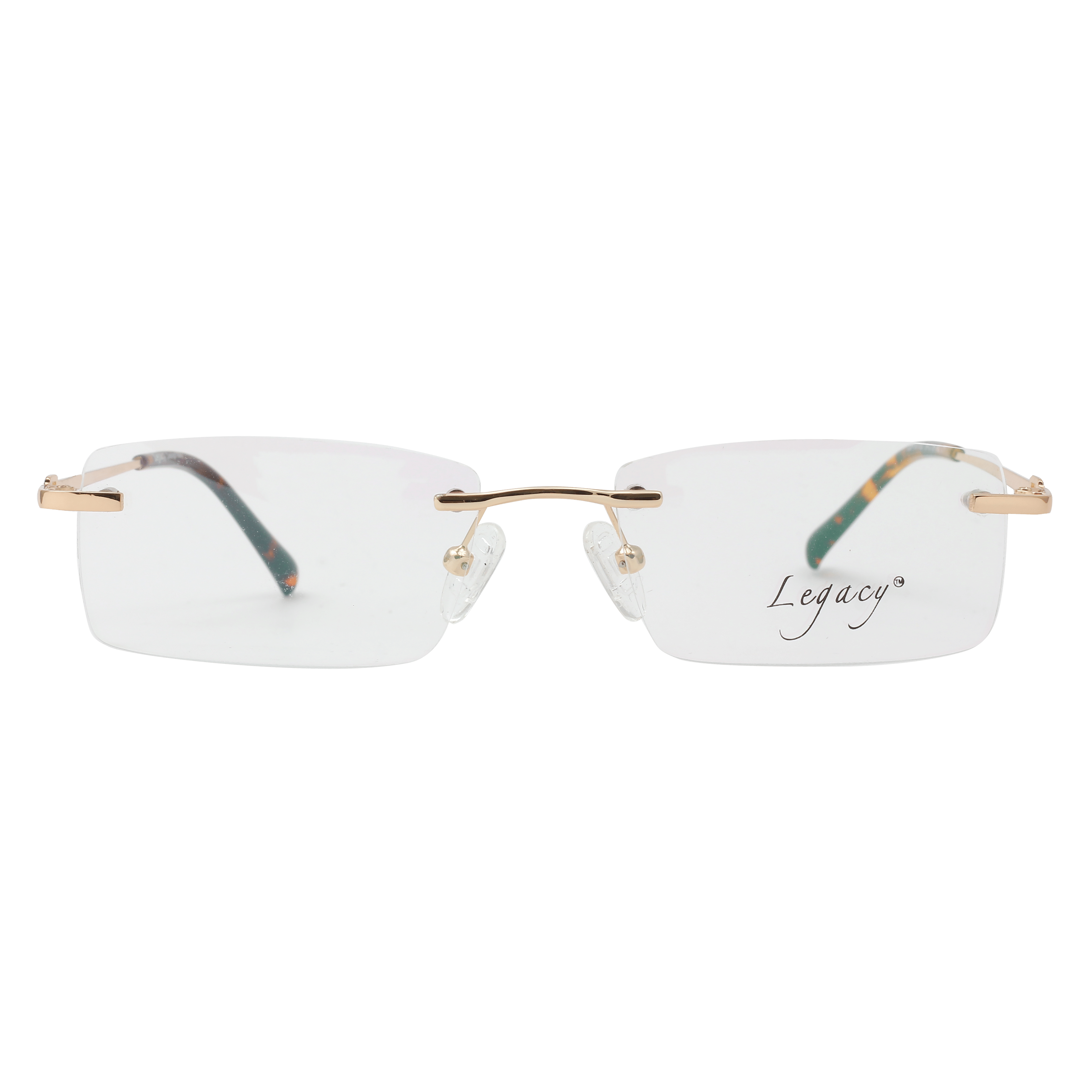 Inspira 5018D Frame Gold Unisex RimLess Metal Frame — Gold frame — view 6