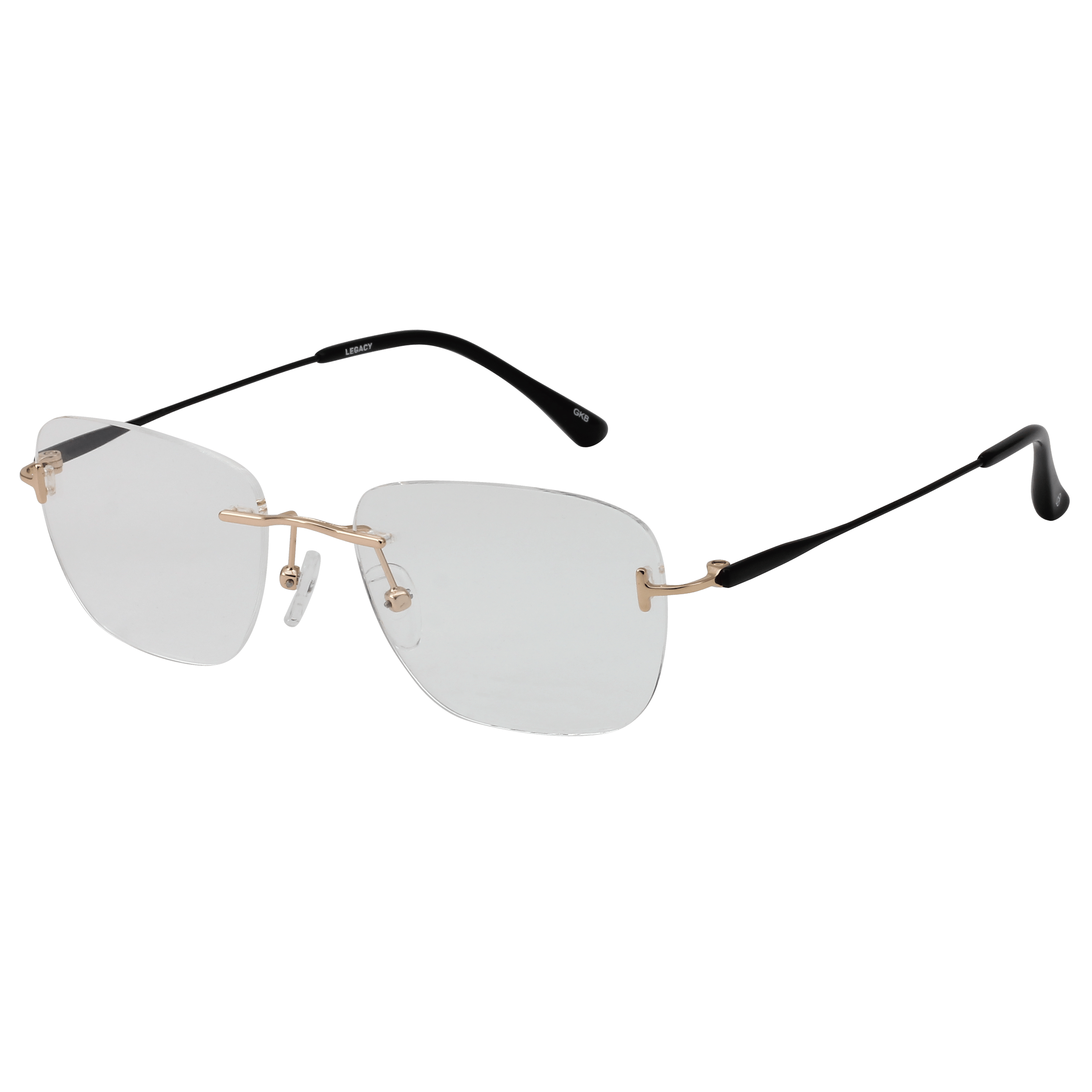 Inspira 0819D Frame Gold Male RimLess Metal — Gold frame