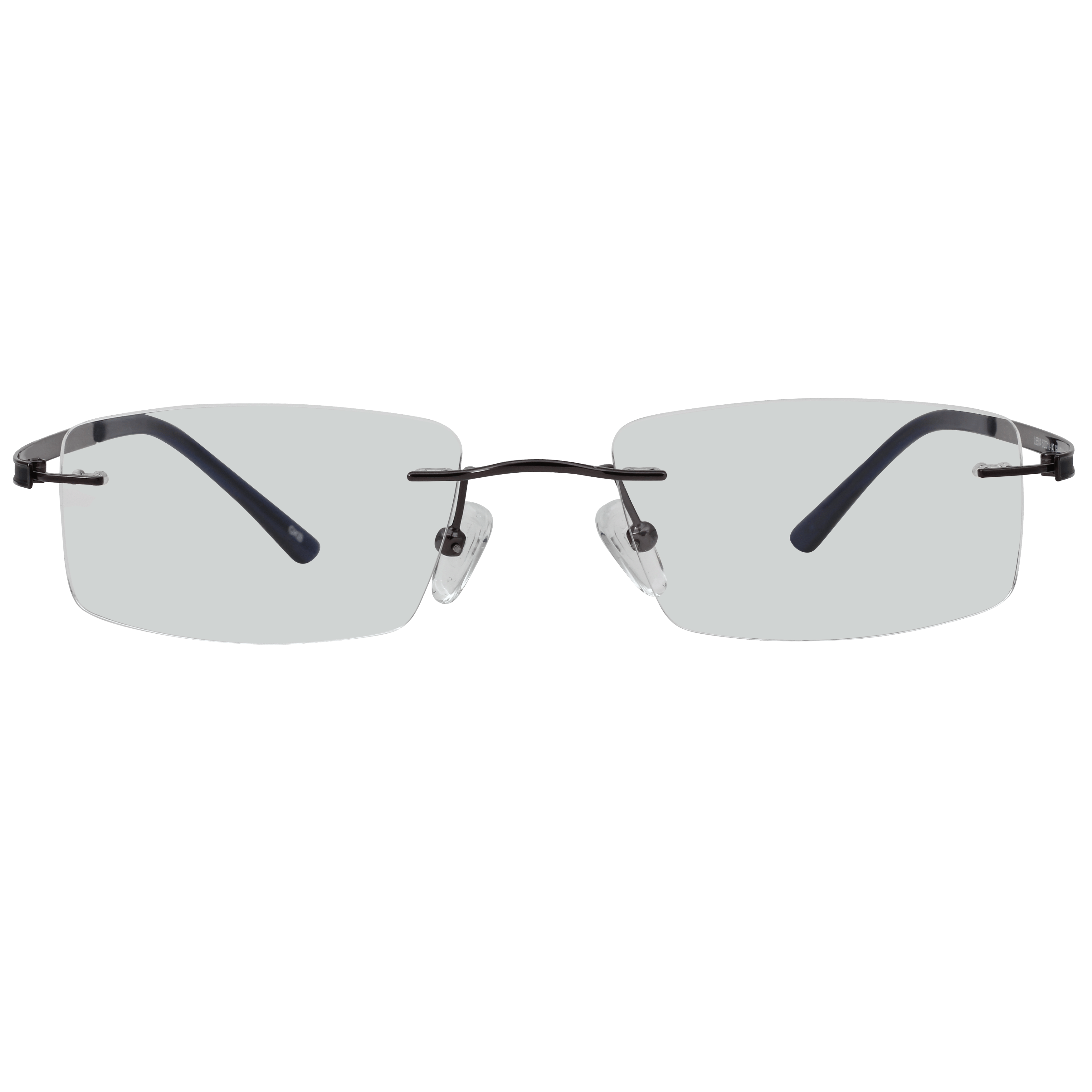 Inspira L6504 Frame Gun Metal Male RimLess Metal Frame — Gun Metal frame — view 2