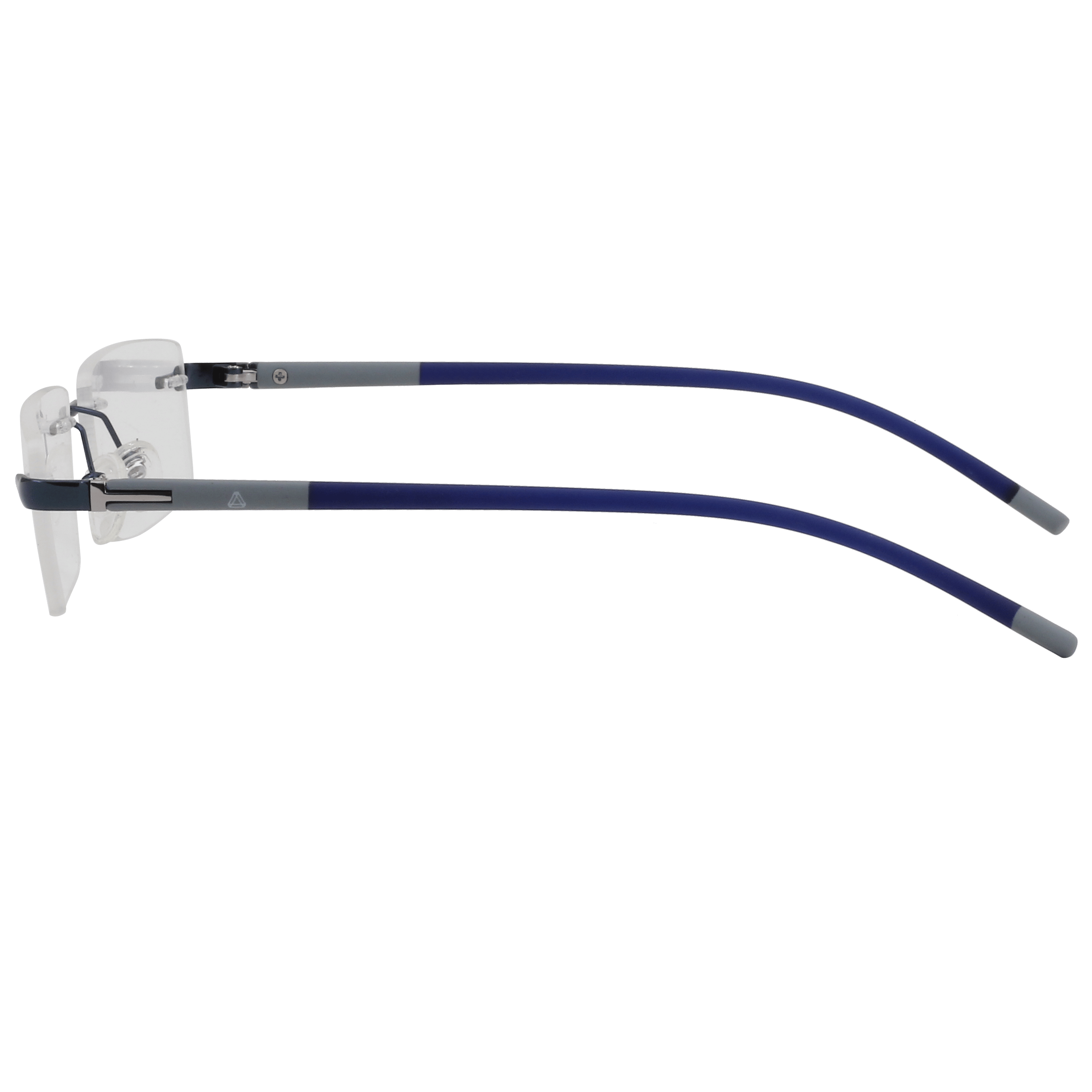 Inspira A2102 Frame Blue Unisex RimLess Rubber Frame — view 3