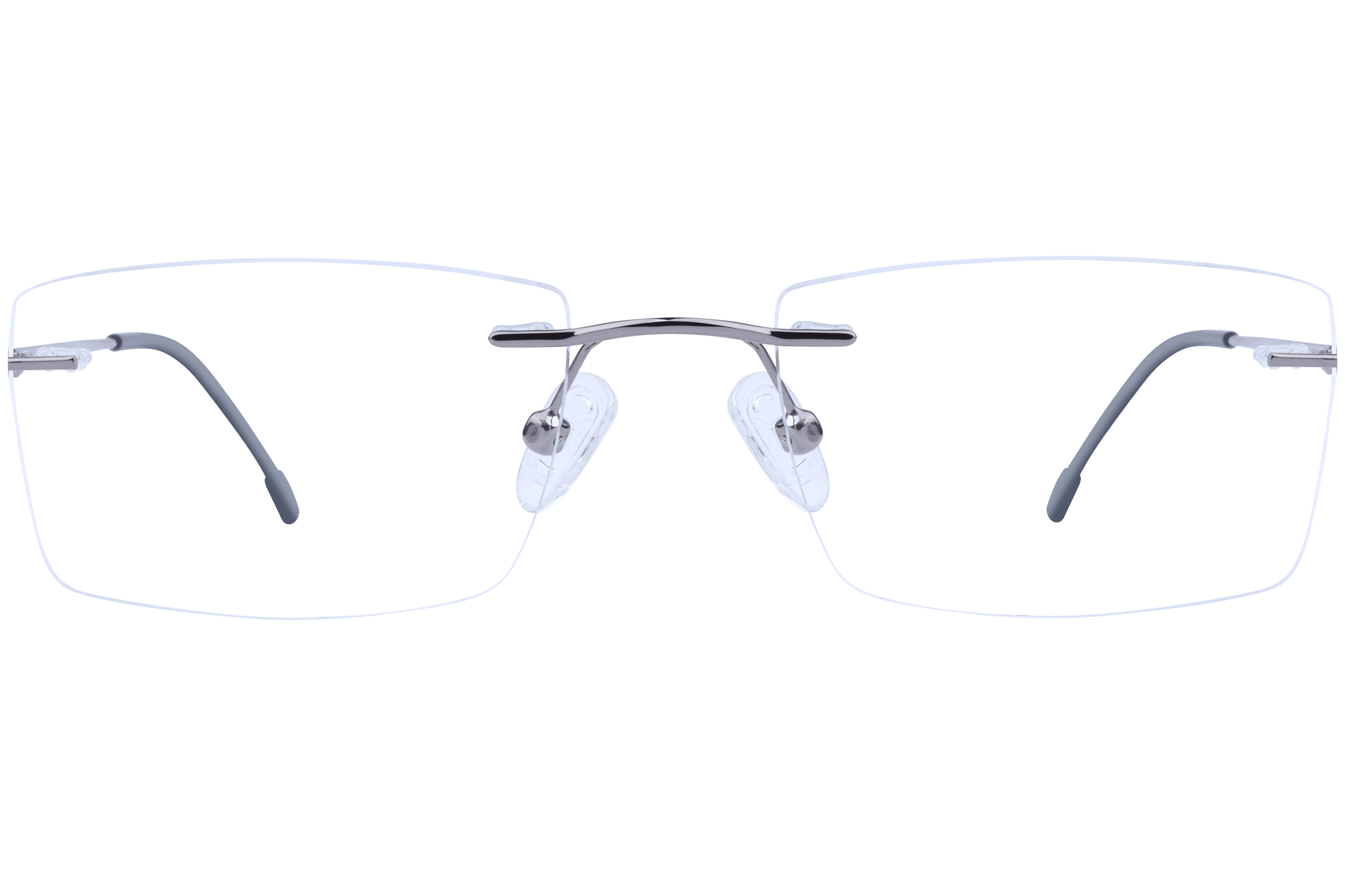 Inspira 15005-CY Frame Gun Metal Unisex RimLess Metal Frame — view 2