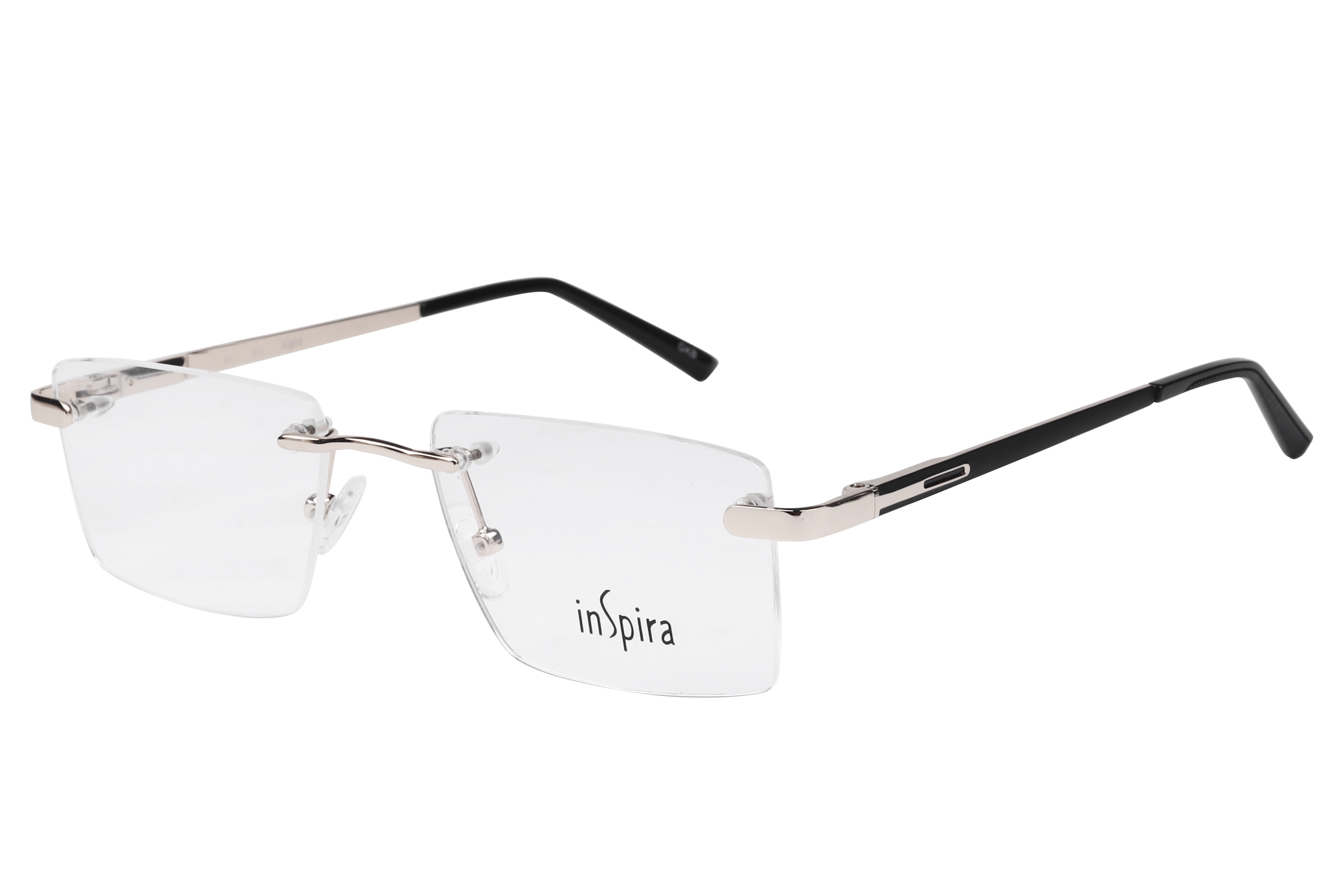 Inspira 6814 Frame Gold Unisex RimLess Metal — Gold frame