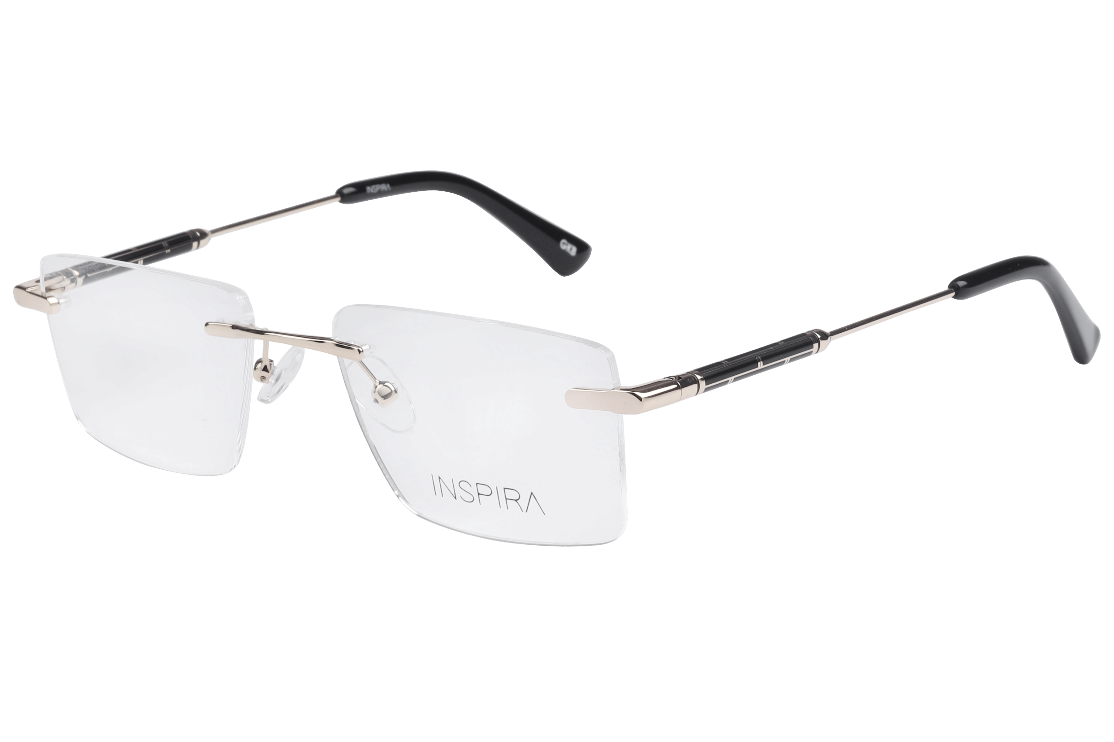 Inspira OLD25627M Frame Gold Unisex RimLess Metal — Gold frame