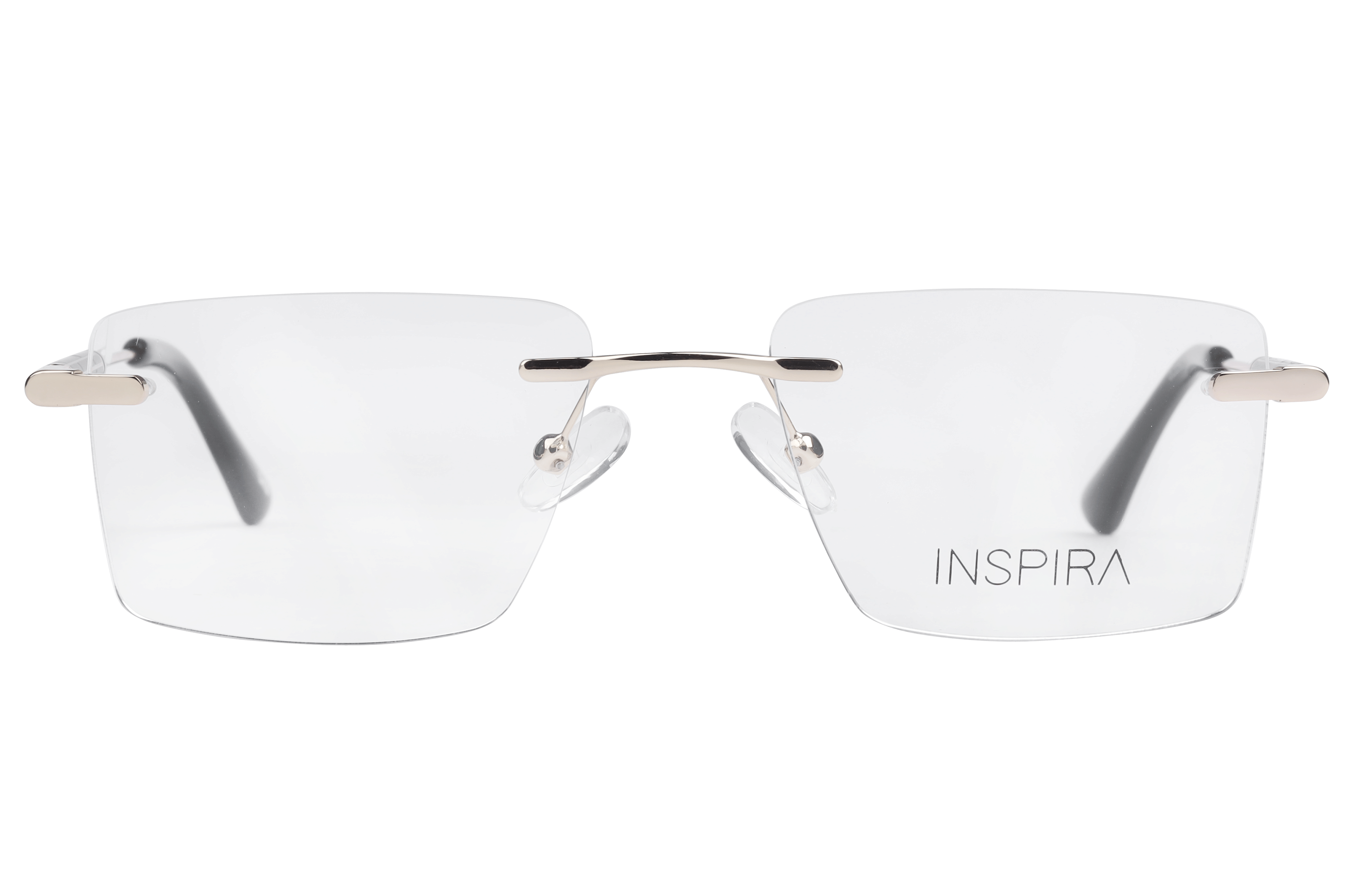 Inspira OLD25627M Frame Gold Unisex RimLess Metal Frame — Gold frame — view 2