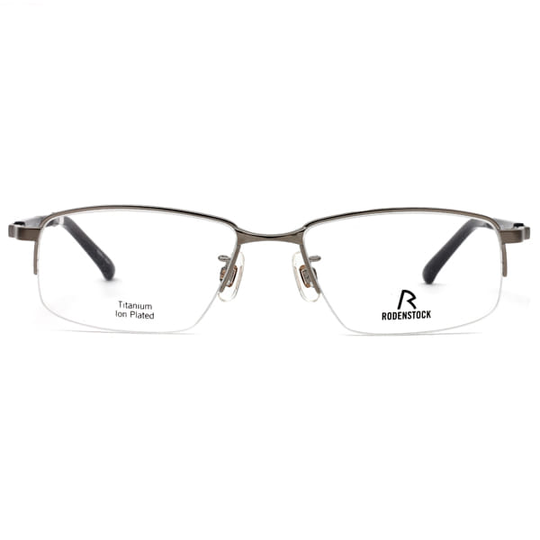 Rodenstock N R 0503 Frame Grey Male Supra Shell — Brown frame