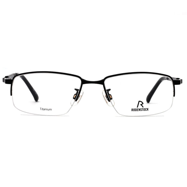Rodenstock N R 0503 Frame Black Male Supra Titanium — Black frame