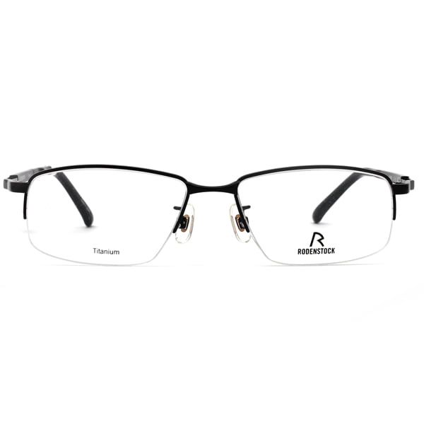 Rodenstock N R 0503 Frame Black Male Supra Titanium — Brown frame