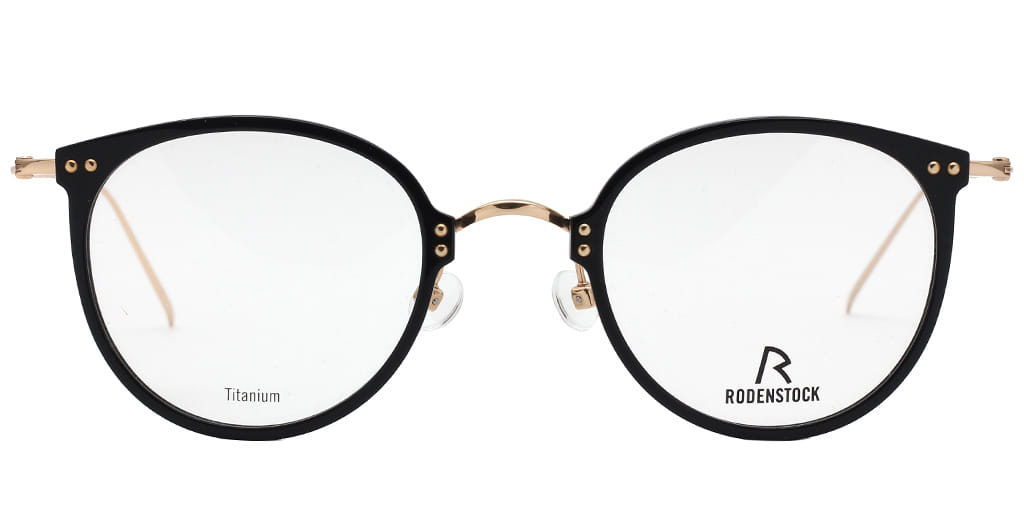 Rodenstock N R 7079 Frame Black Unisex Full Titanium — Black frame