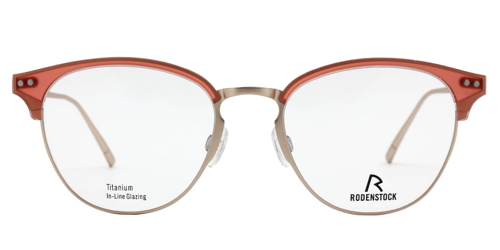 Rodenstock N R 7081 Frame Gold Unisex Full Titanium — Gold frame