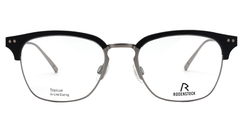 Rodenstock N R 7082 Frame Grey Unisex Full Titanium — Grey frame