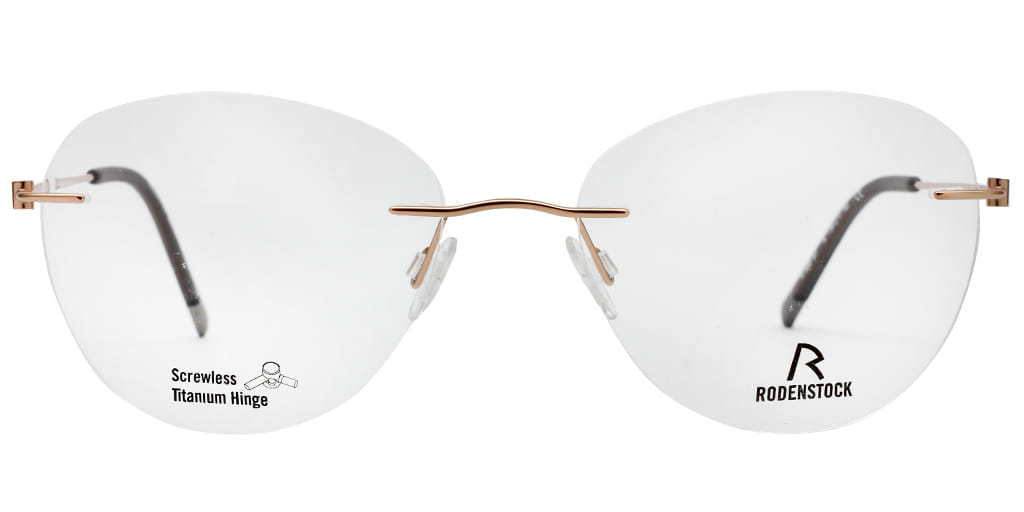 Rodenstock N R 7093 Frame Gold Male Full Titanium