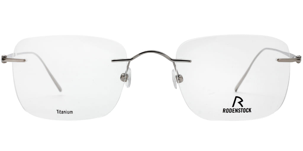 Rodenstock N R 7084 Frame Silver Male RimLess Titanium