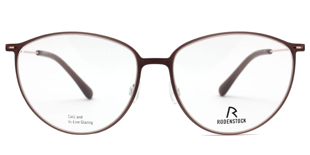 Rodenstock N R 9110 Frame Brown Unisex Full Metal — Tortoise frame