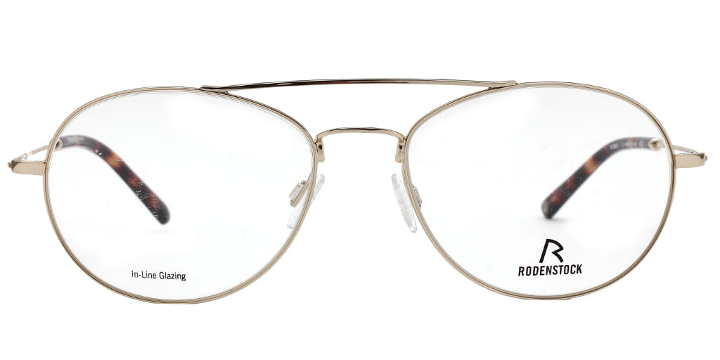 Rodenstock N R 2619 Frame Gold Male Full Metal — Gun Metal frame