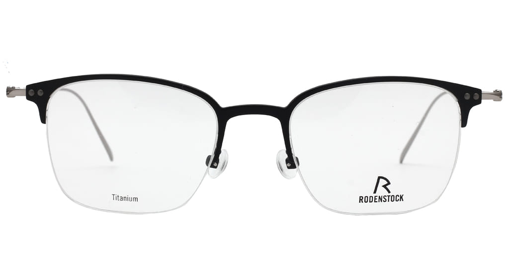 Rodenstock N R 7086 Frame Black Male Supra Titanium — Black frame
