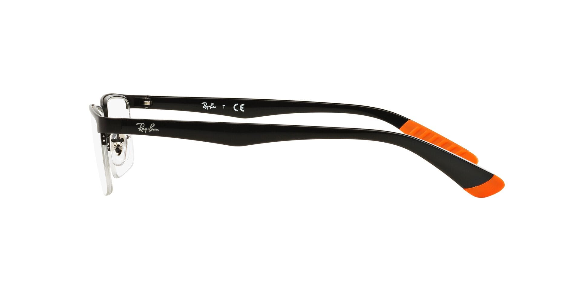 Rayban RB 6350I Frame Black Male Supra Shell Frame — Black frame — view 3