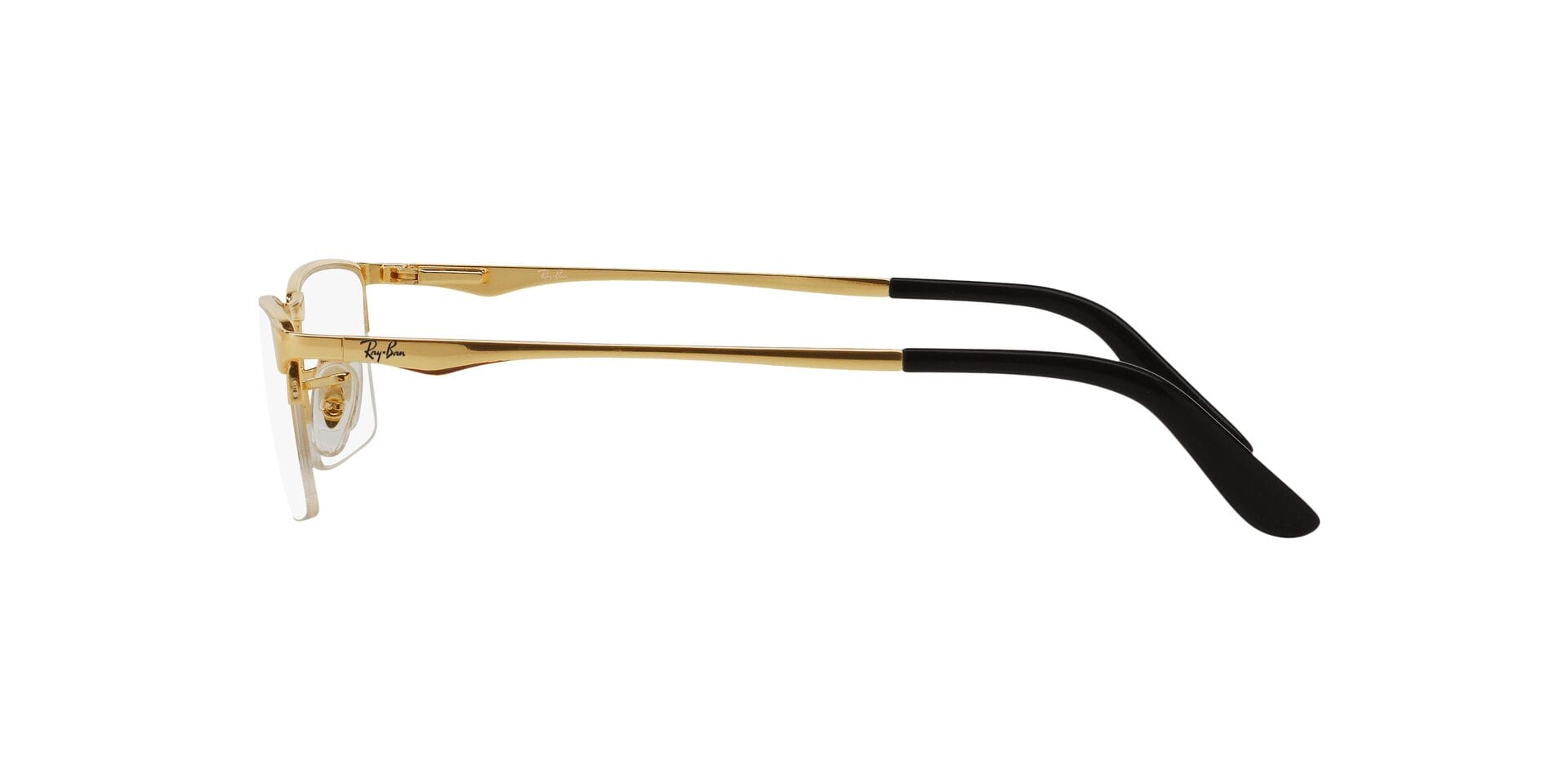 Rayban 0RX6304I Frame Gold Unisex Supra Metal Frame — Gold frame — view 3