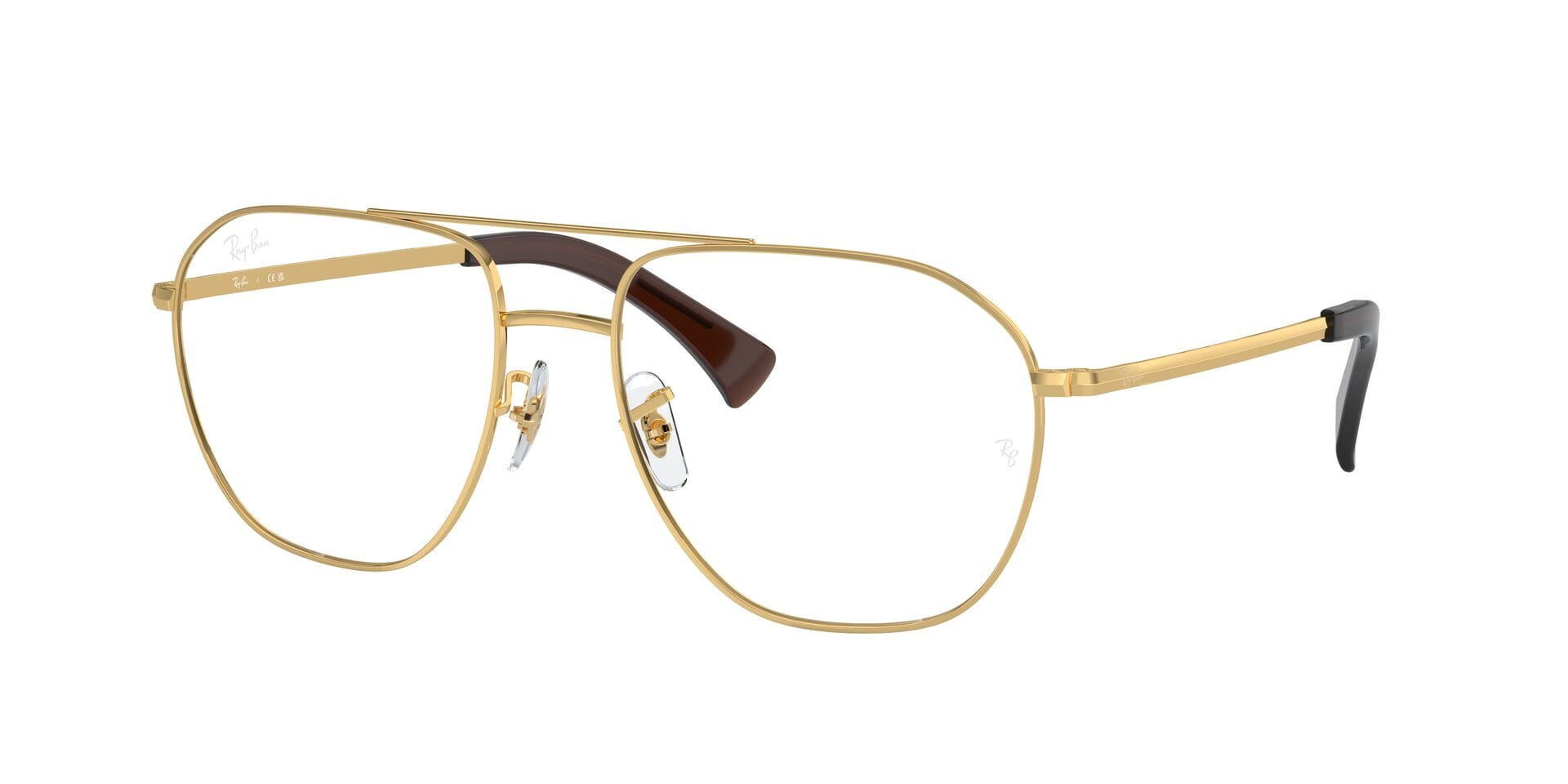 Rayban 0RB6514I Frame Gold Unisex Full Metal — Gold frame