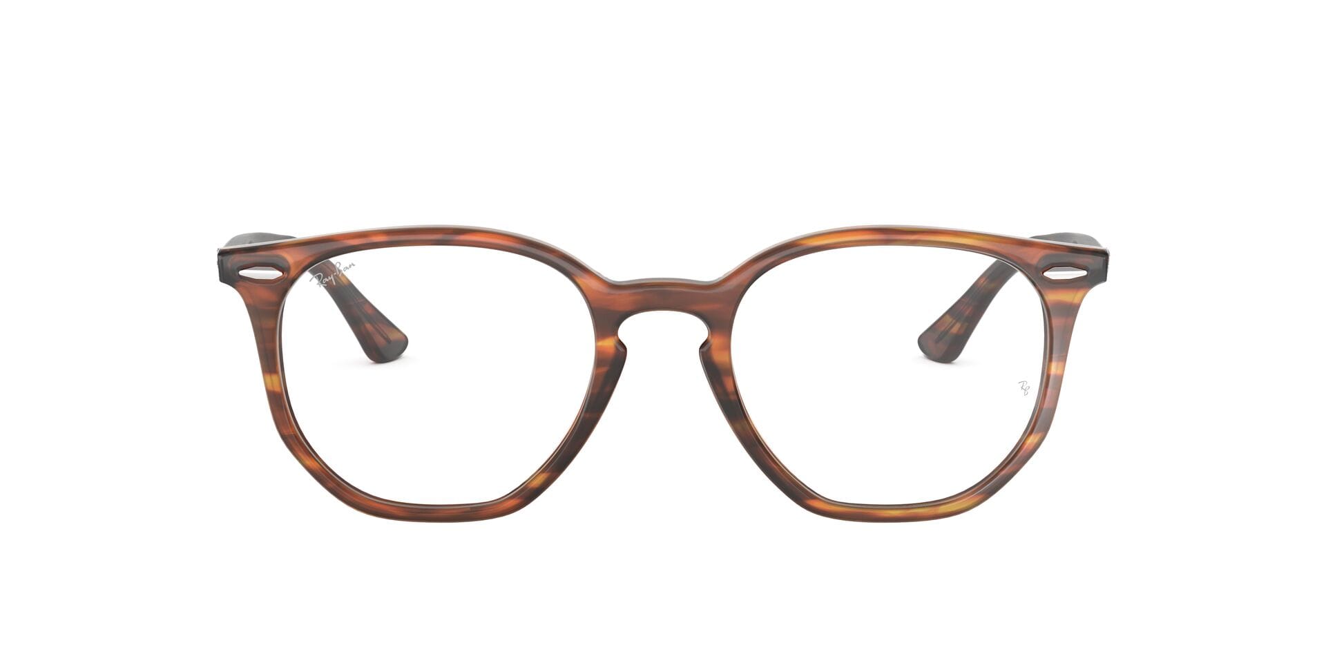 Rayban RB7151 Frame Brown Male Full Shell Frame — Brown frame — view 2