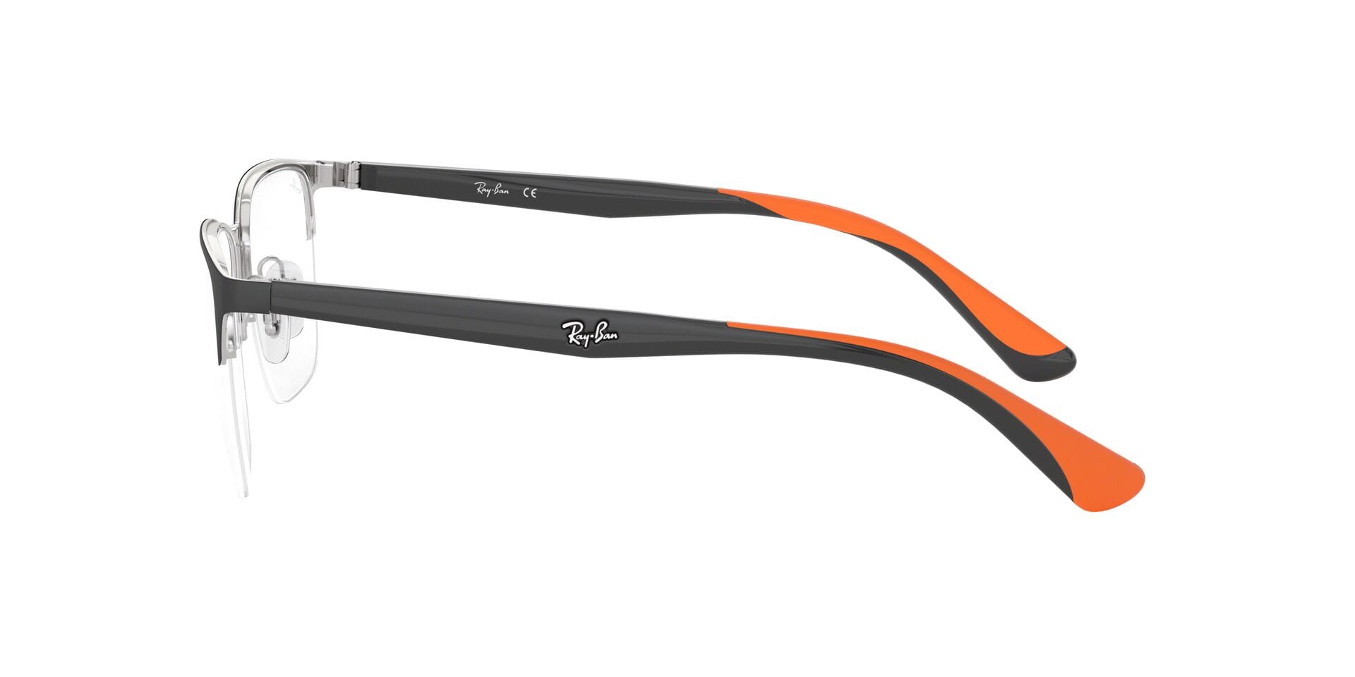 Rayban RX6248 Frame Grey Male Supra Shell Frame — Grey frame — view 4