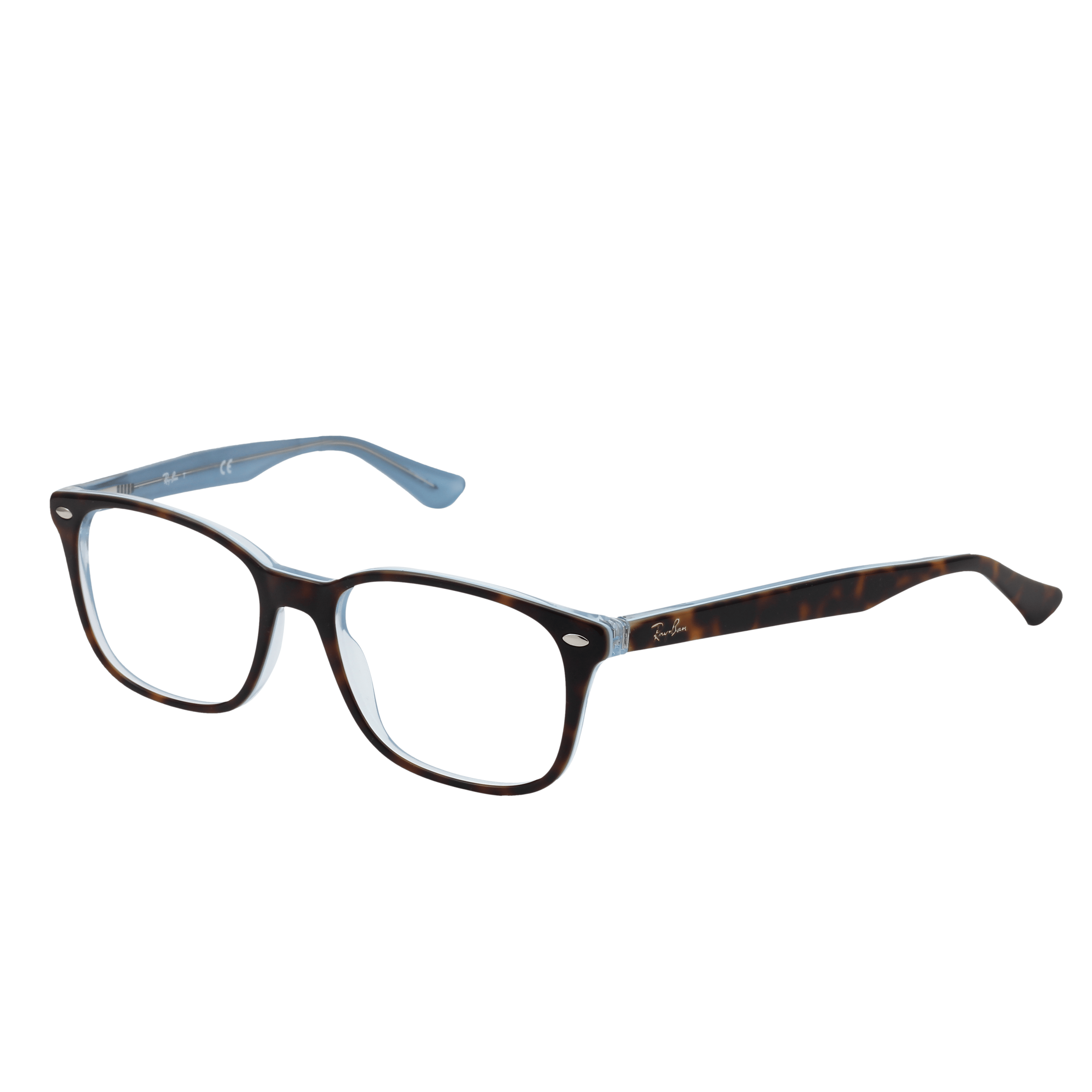 Rayban RX5375 Frame Brown Male Full Shell — Brown frame
