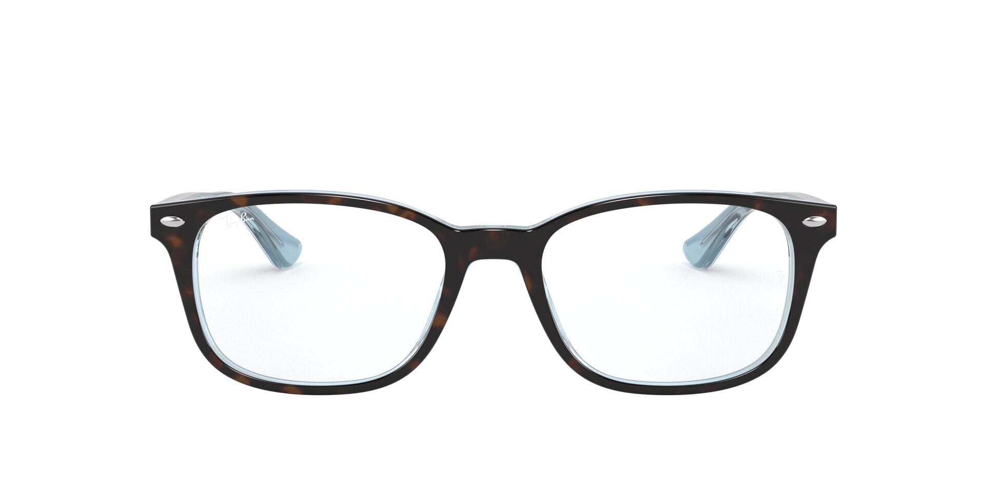 Rayban RX5375 Frame Brown Male Full Shell Frame — Brown frame — view 3