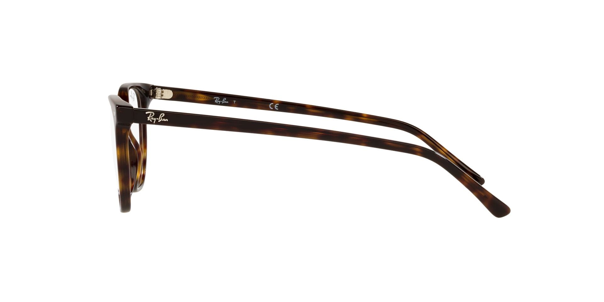 Rayban 0RX5397 Frame Brown Unisex Full Shell Frame — Brown frame — view 3
