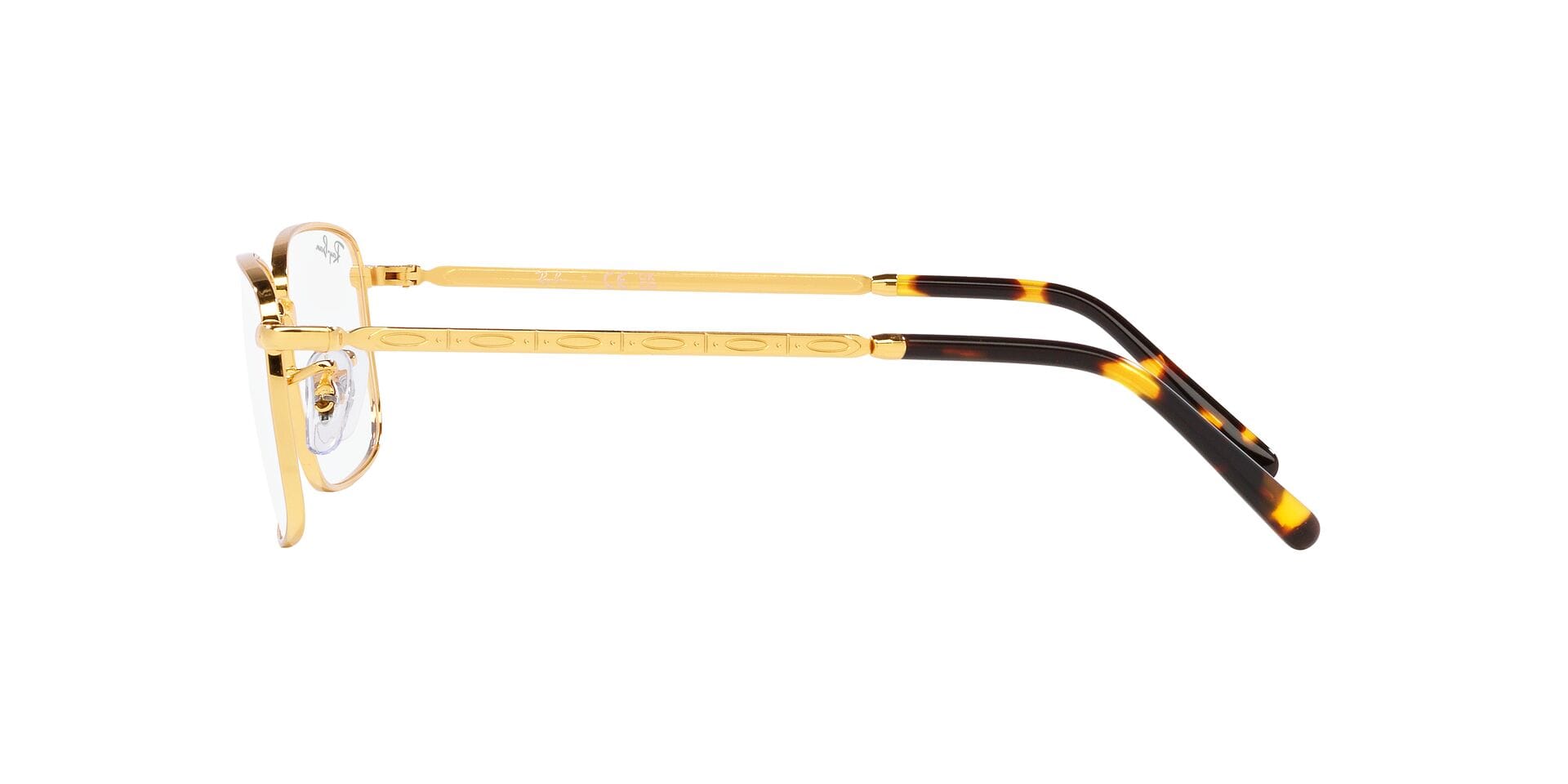Rayban 0RB3717V Frame Gold Unisex Full Metal Frame — Gold frame — view 3