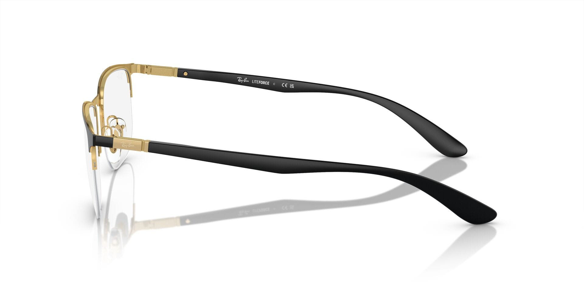 Rayban 0RX6513 Frame Black Male Supra Shell Frame — Black frame — view 3
