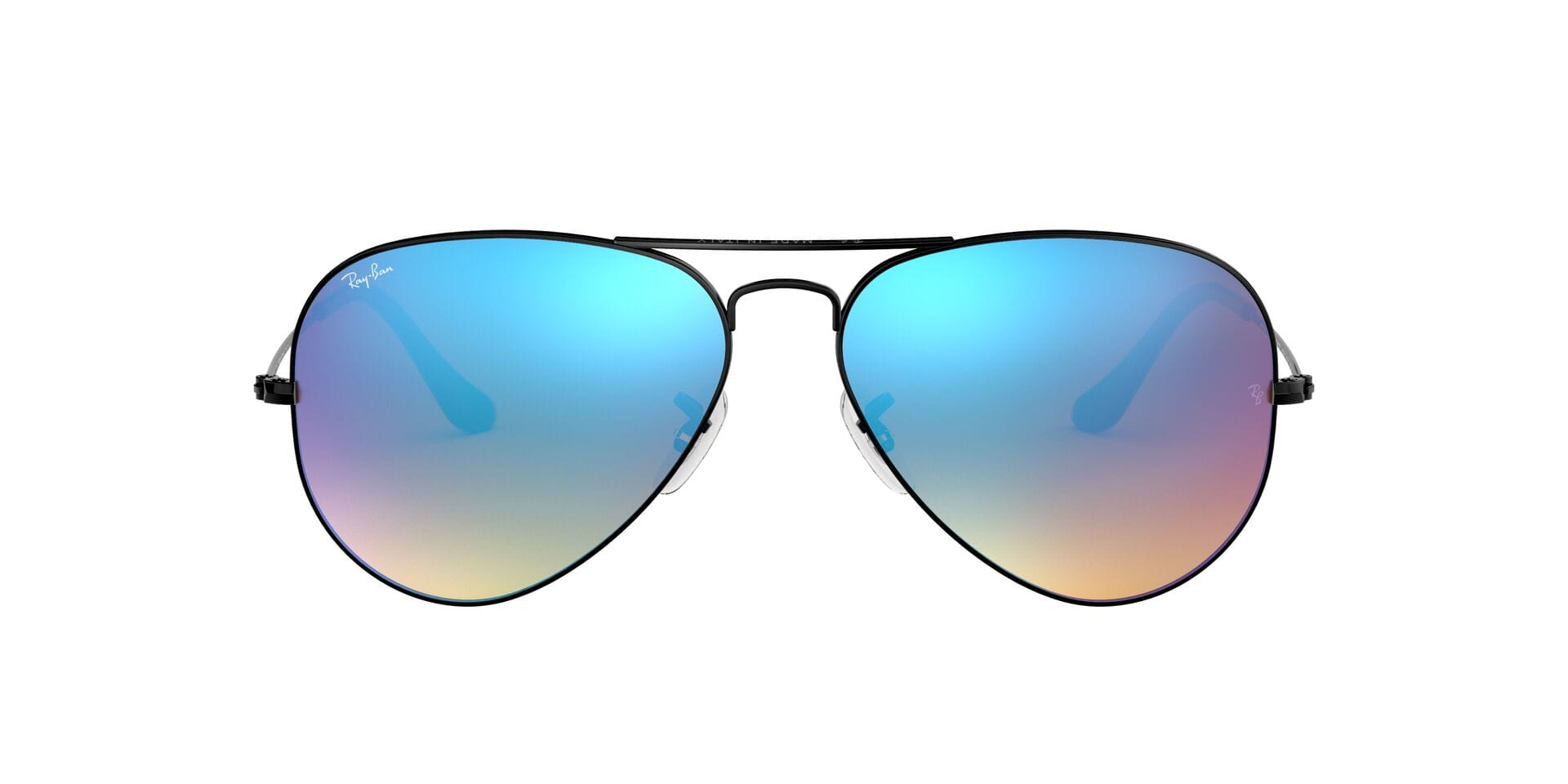 Rayban RB3025 Sunglass Black Male Full Metal Sunglass — Black frame — view 2