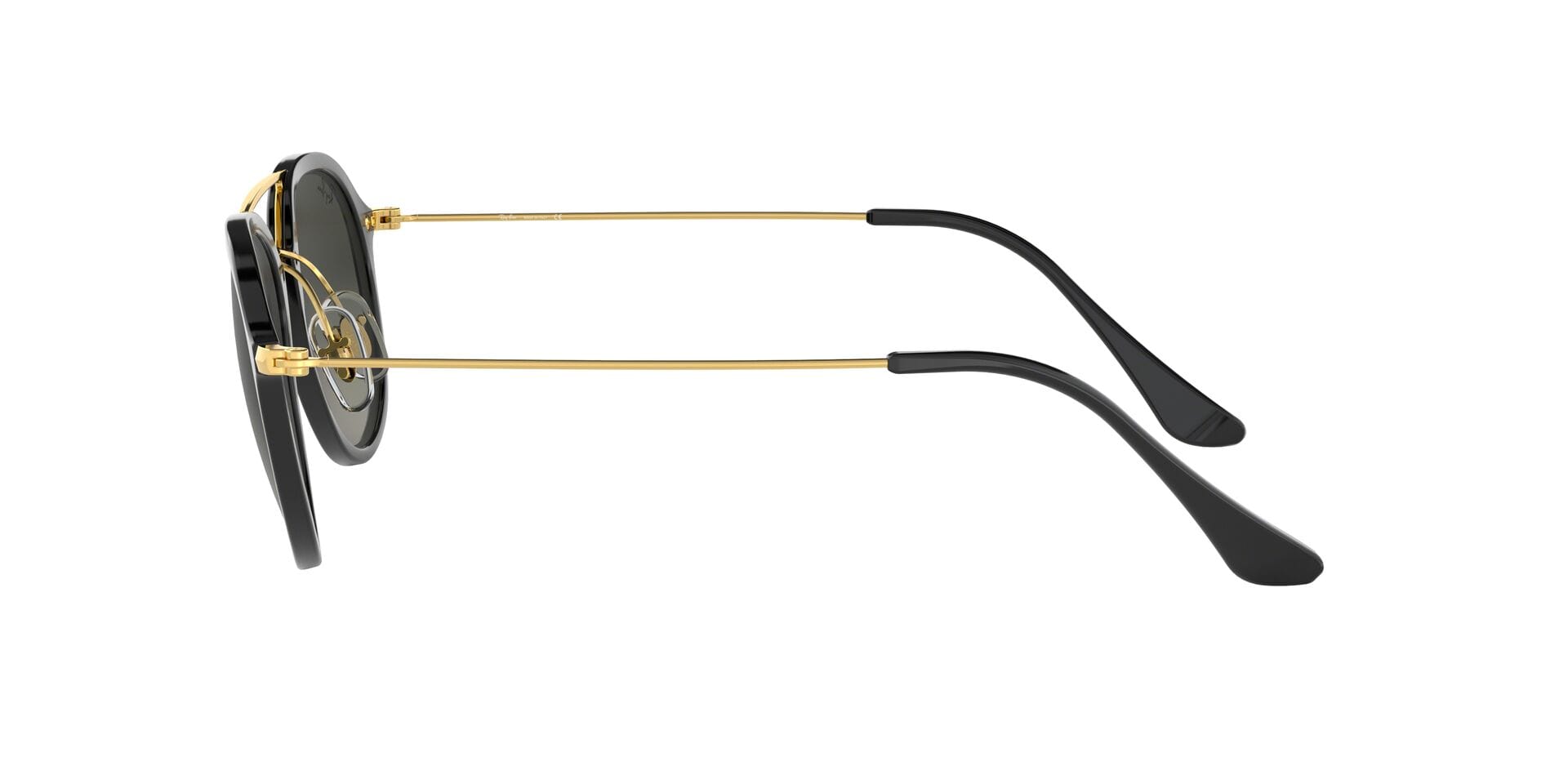 Rayban RB4253 Sunglass Black Unisex Full Metal Sunglass — view 3