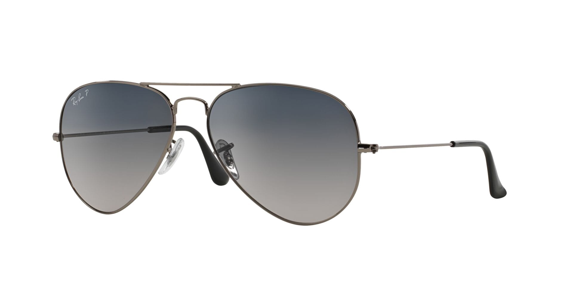 Rayban RB 3025 Sunglass Grey Male Full Metal — Gold frame