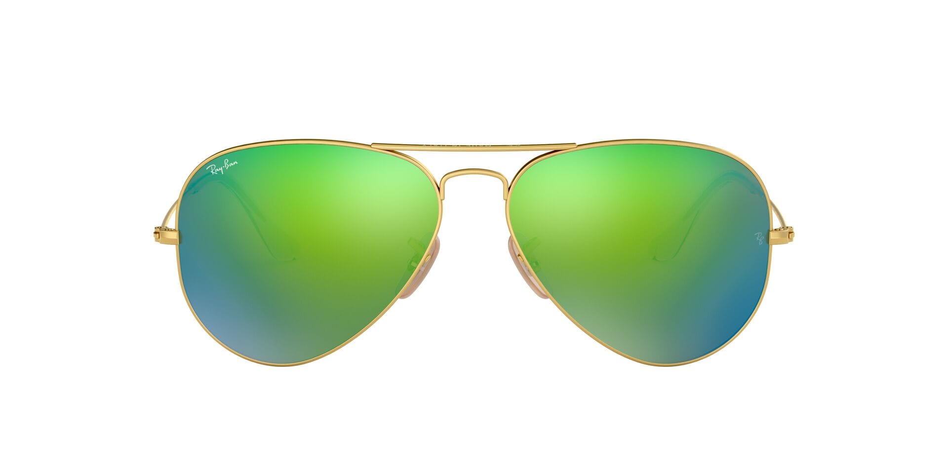 Rayban RB 3025 Sunglass Gold Male Full Metal Sunglass — Gold frame — view 2