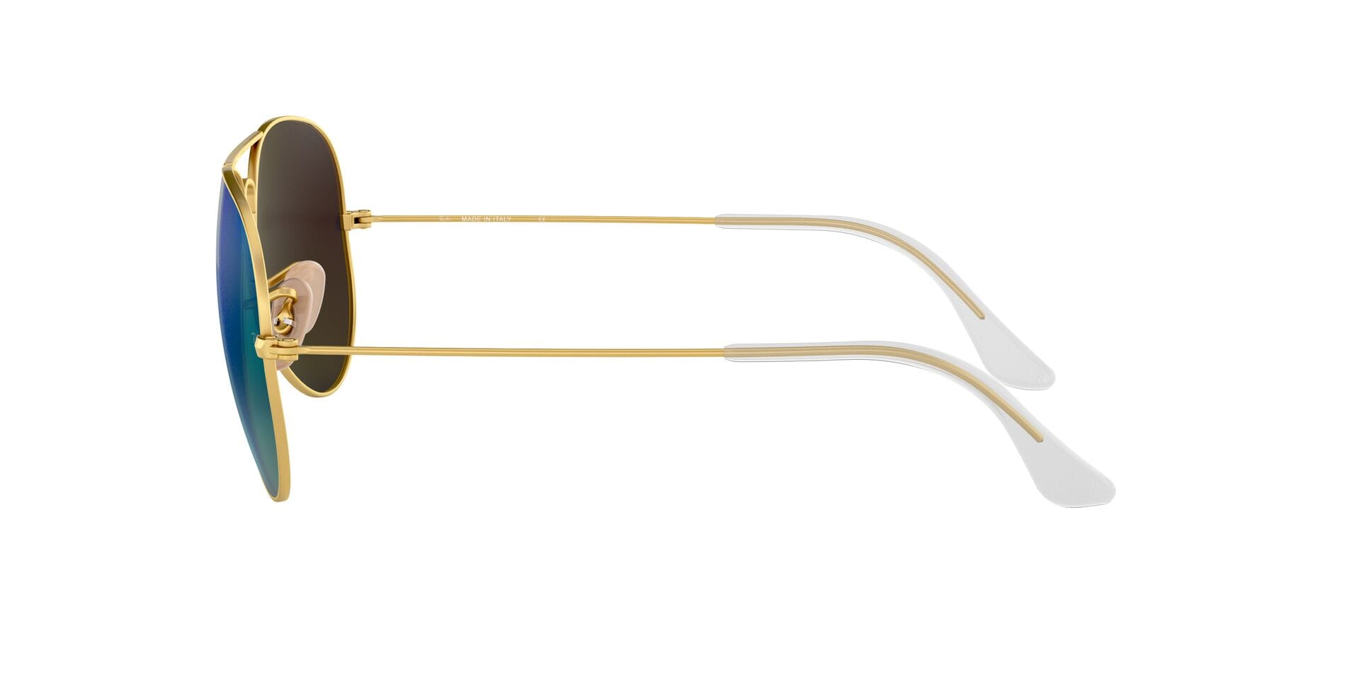 Rayban RB 3025 Sunglass Gold Male Full Metal Sunglass — Gold frame — view 3