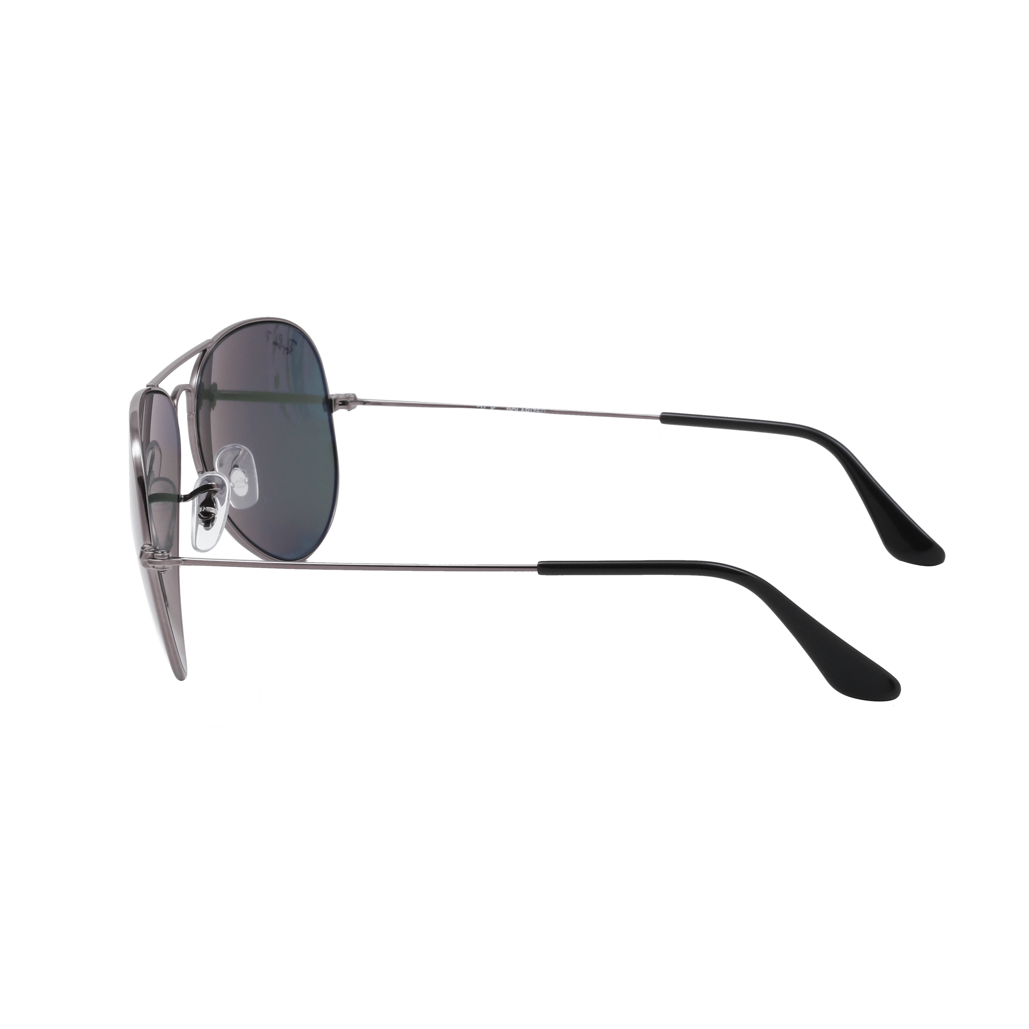 Rayban 0RB3025I Sunglass Gun Metal Male Full Metal Sunglass — Gun Metal frame — view 6