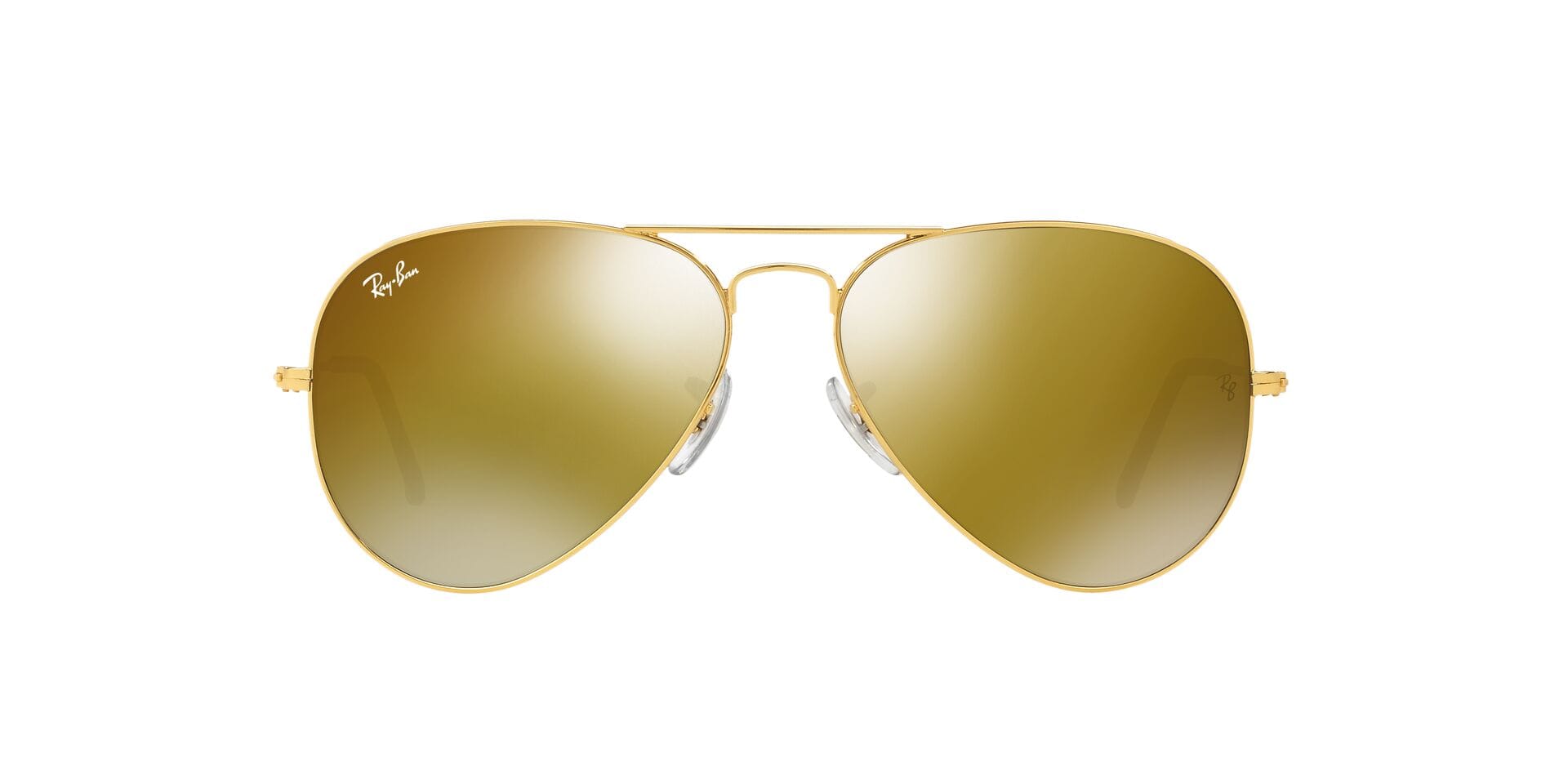 Rayban 0RB3025 Sunglass Gold Male Full Metal Sunglass — Gold frame — view 2