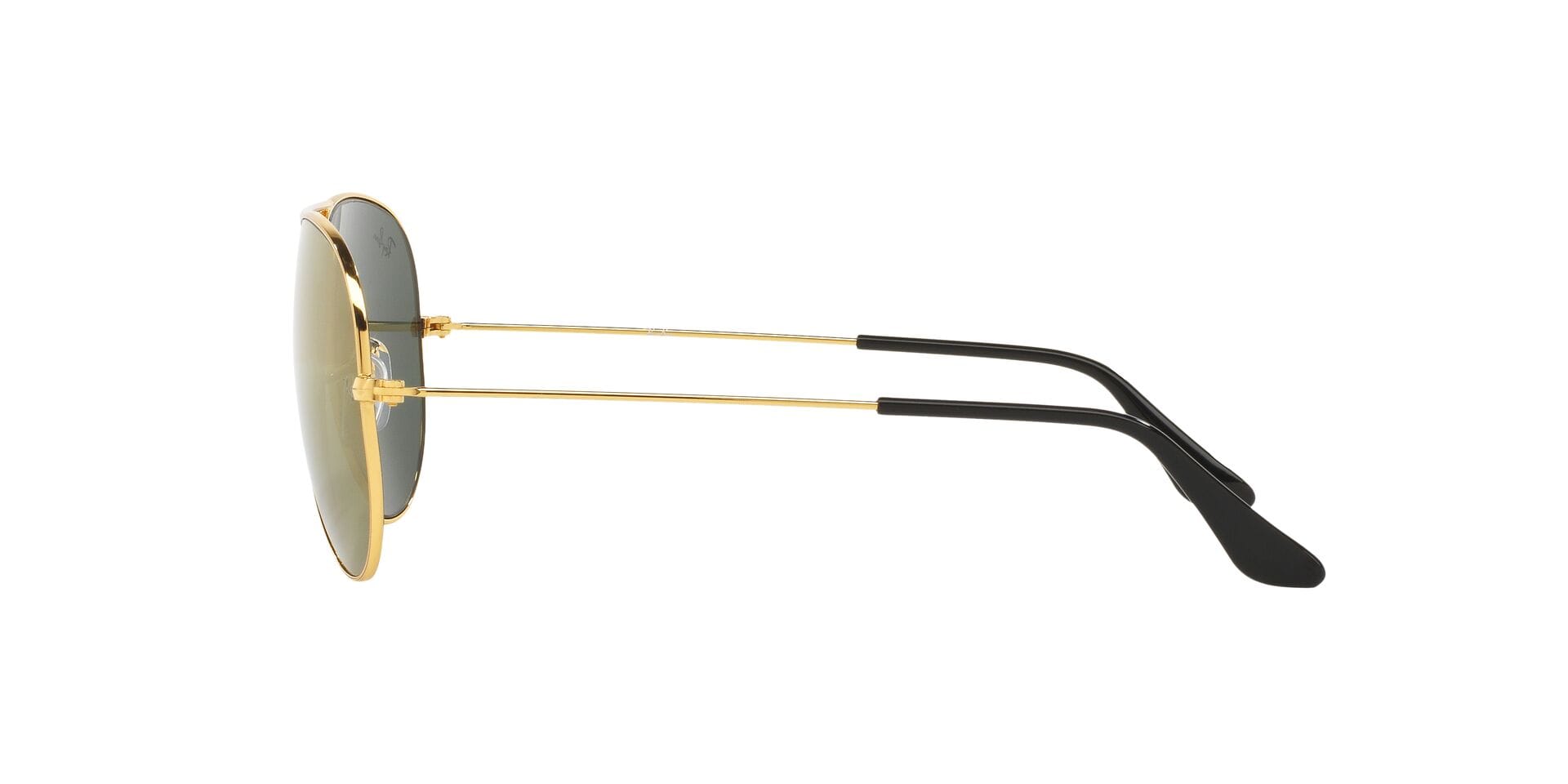Rayban 0RB3025 Sunglass Gold Male Full Metal Sunglass — Gold frame — view 3