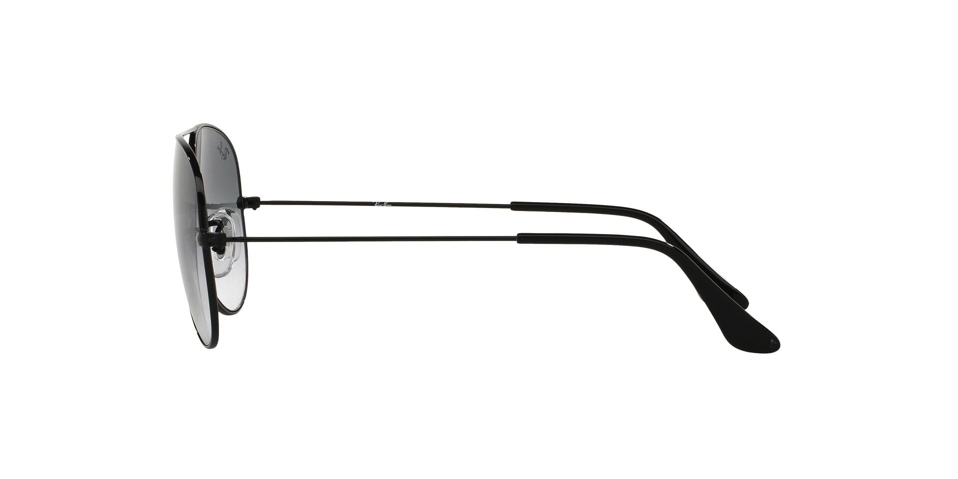 Rayban 0RB3025I Sunglass Black Unisex Full Metal Sunglass — Black frame — view 3