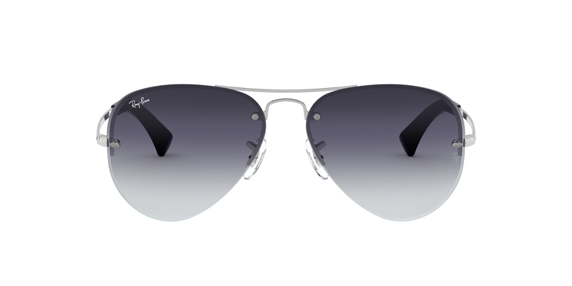 Rayban 0RB3449I Sunglass Silver Unisex Metal Sunglass — Silver frame — view 2