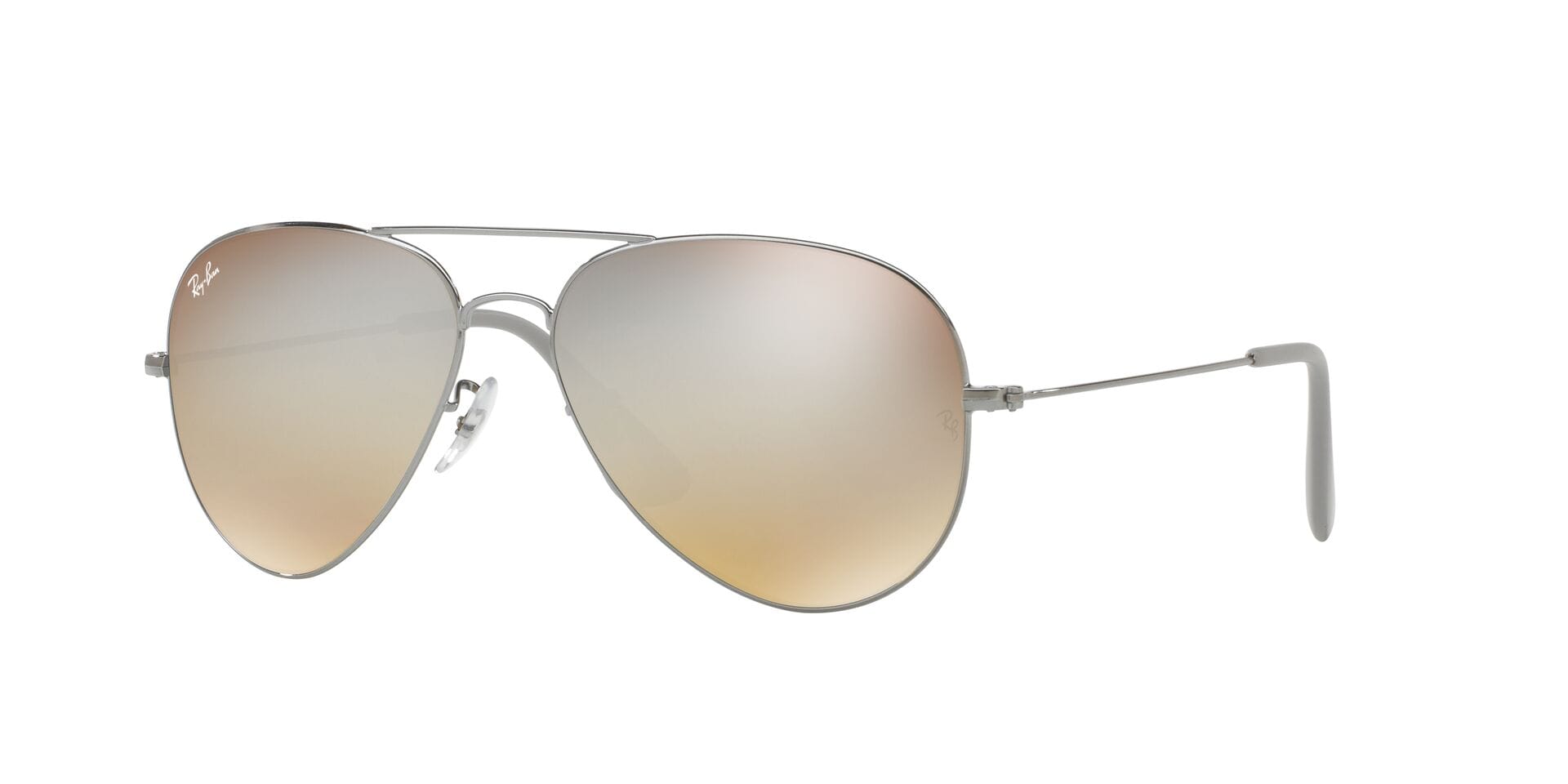 Rayban RB 3558 Sunglass Grey Male Full Metal — Grey frame