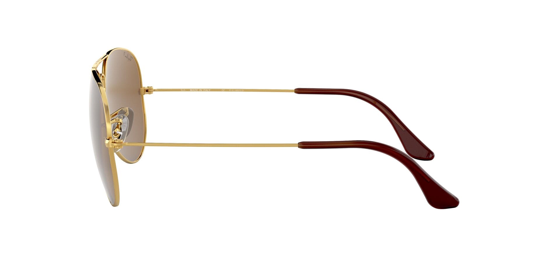 Rayban 0RB3025I Sunglass Gold Male Full Metal Sunglass — Gold frame — view 3