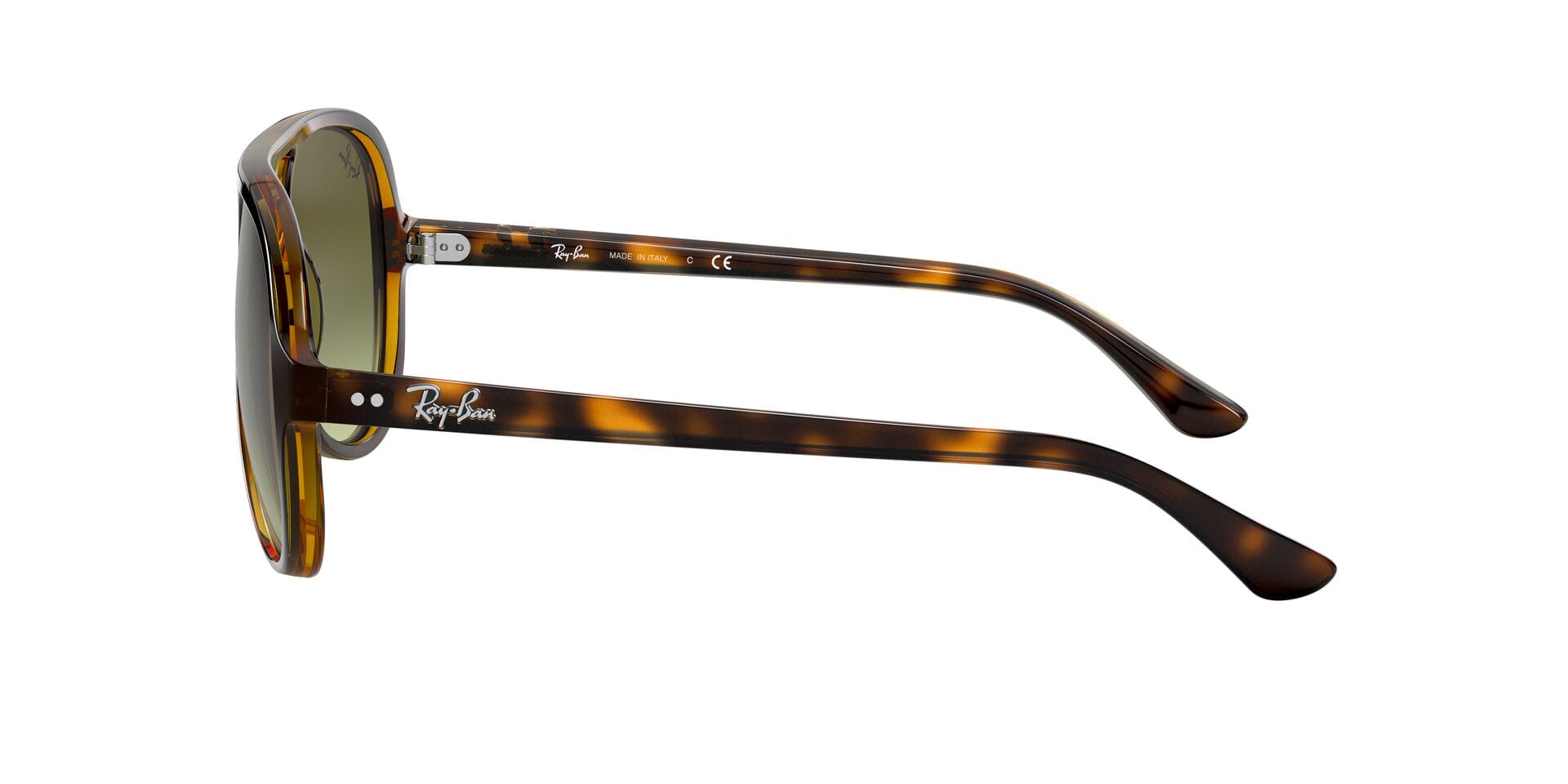 Rayban RB4125 Sunglass Brown Male Full Shell Sunglass — Brown frame — view 3