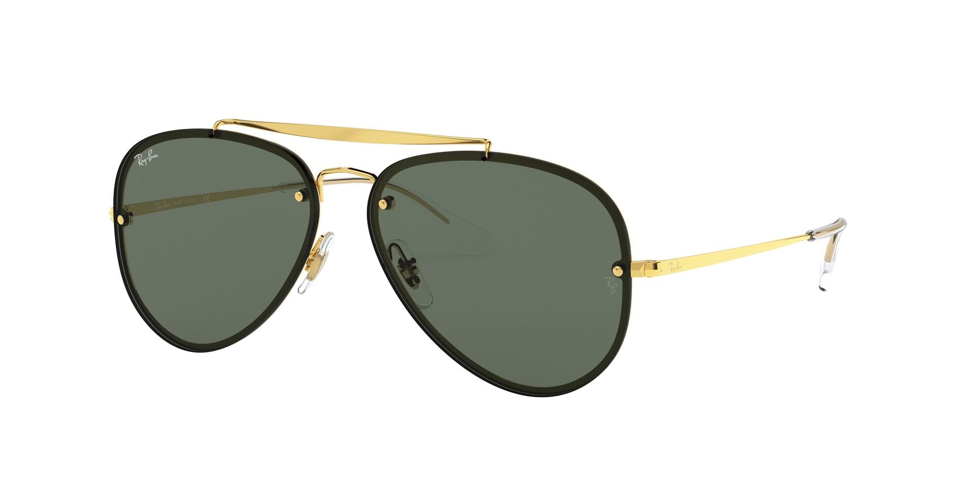Rayban RB3584N Sunglass Gold Male RimLess Metal Sunglass — view 1