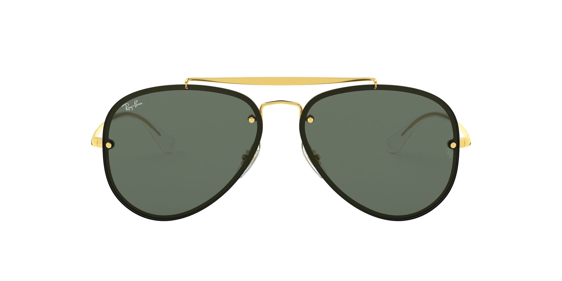 Rayban RB3584N Sunglass Gold Male RimLess Metal Sunglass — view 2