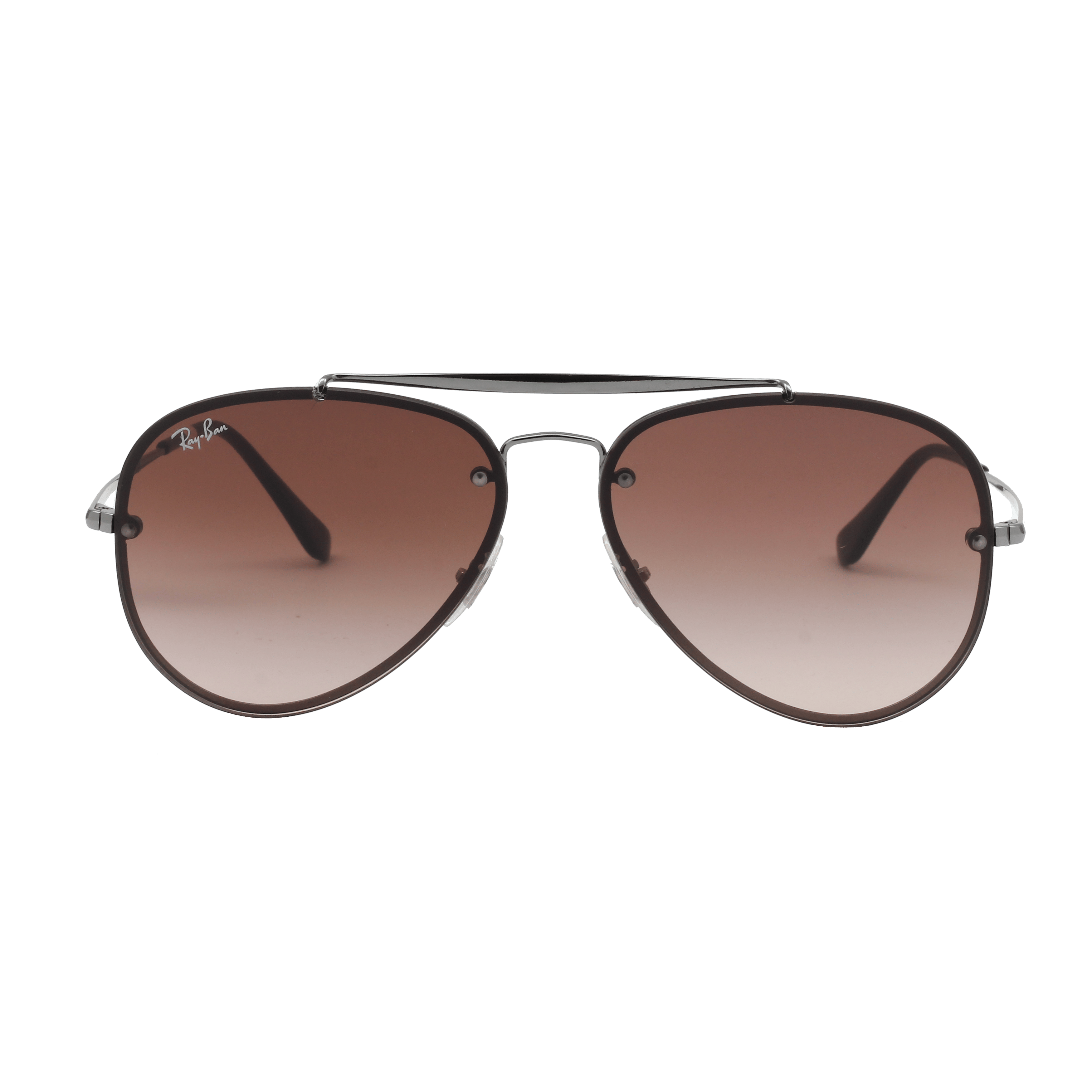 Rayban RB3584N Sunglass Gun Metal Male Full Metal Sunglass — Gun Metal frame — view 5